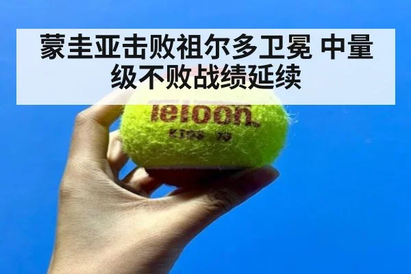 蒙圭亚击败祖尔多卫冕 中量级不败战绩延续